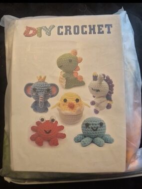 DIY Crochet Amigurumi Kit - Multicolor Cute Animal Set